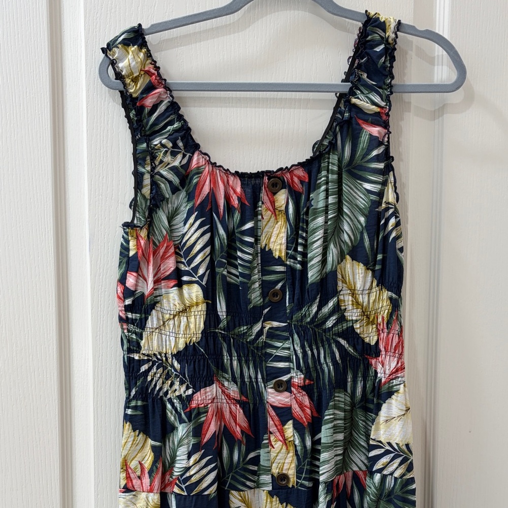 Indigo & Lace Vibrant Floral Maxi Dress